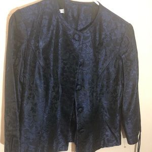 Blue & Black Maggy London Jacket Sz. 4